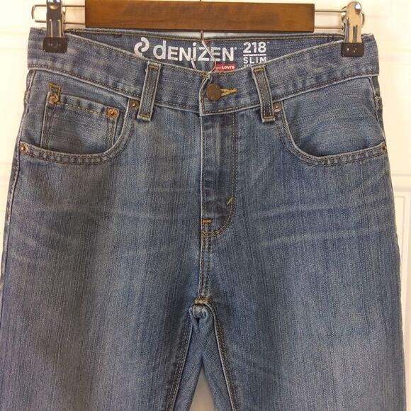 Levi's denizen 218 boys slim straight jeans - Picture 1 of 13